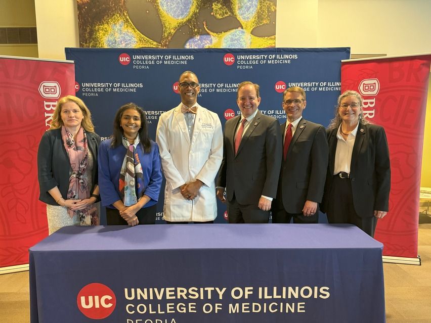 UICOMP and Bradley University leaders celebrate new Early Assurance Program