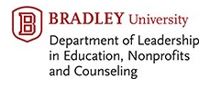 Bradley Department of Leadership in Education, Nonprofits and Counseling Logo