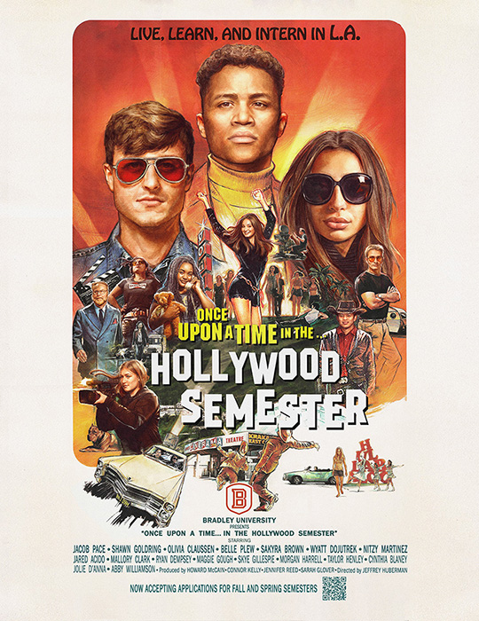 Bradley Hollywood Semester Poster