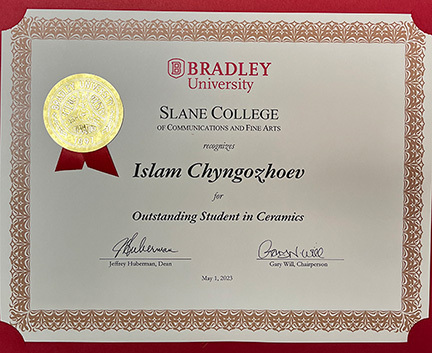 Islam Chyngozhoev award photo