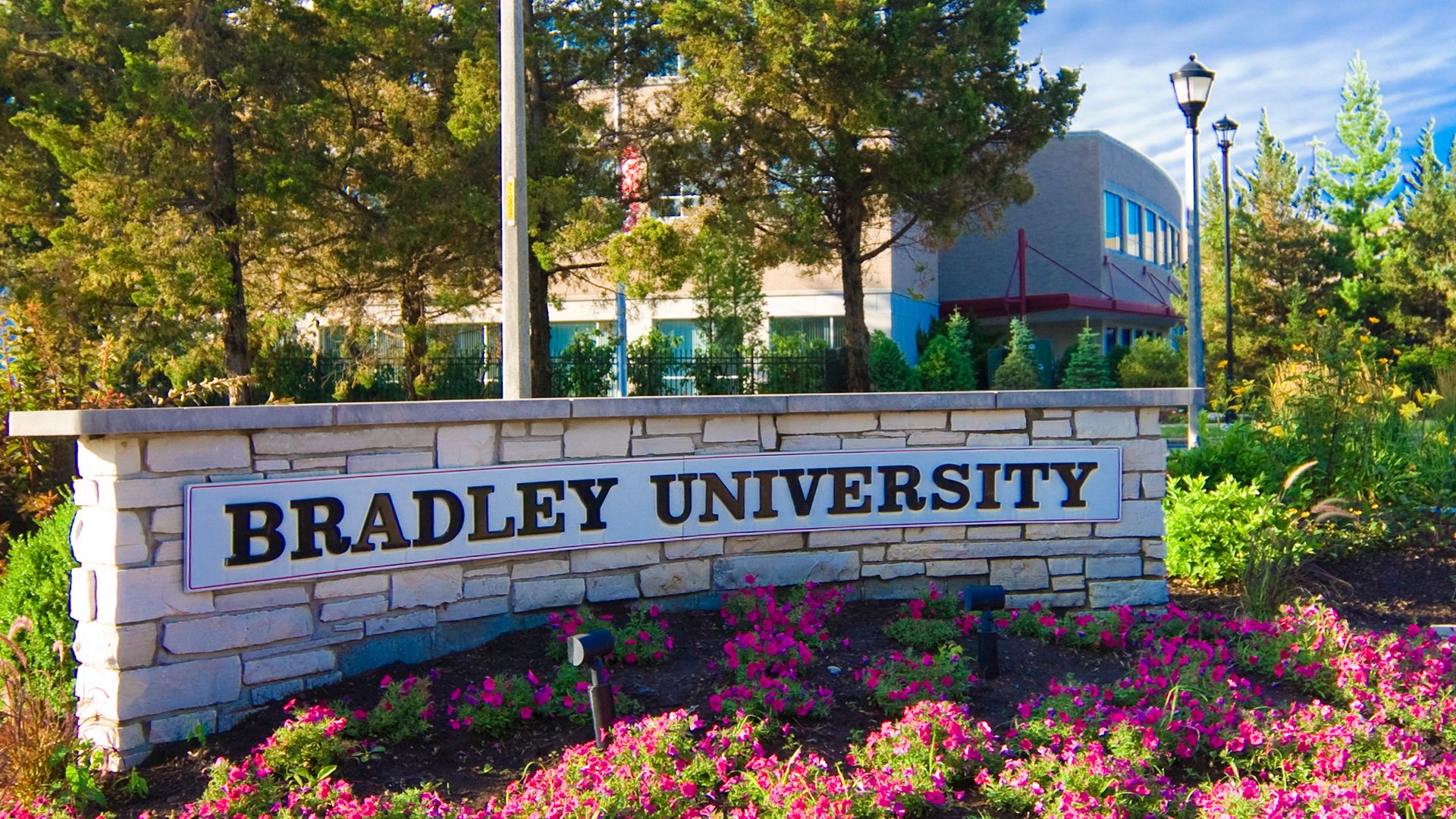 Bradley University sign