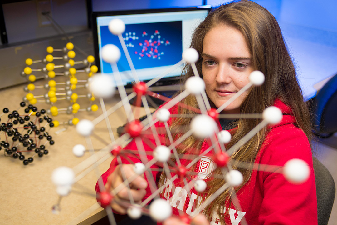 Kathryn Beard conducts research