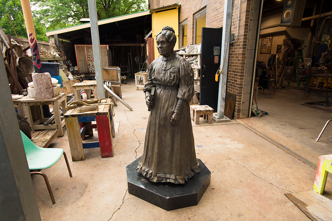 Mrs. Bradley statue