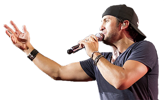 Luke Bryan singing