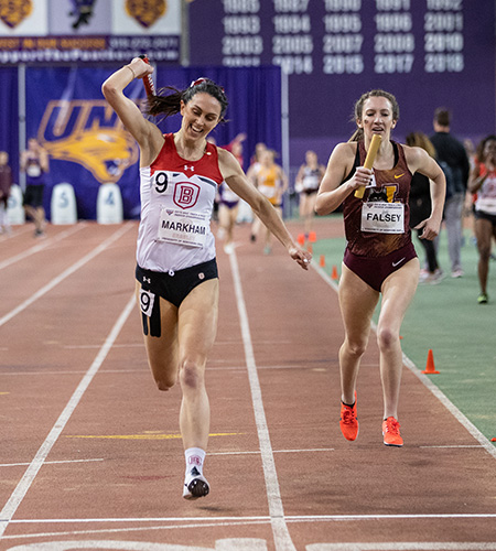 Markham came in 28th at the 2019 MVC Indoor Track & Field Championships hosted by Bradley. 