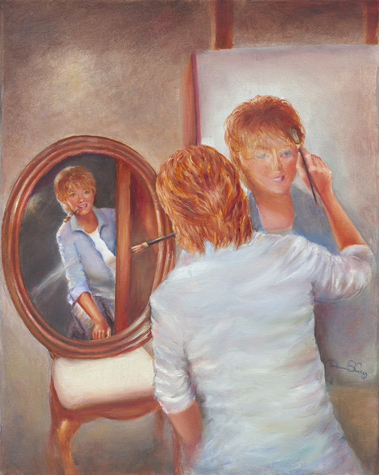 Donna Carr Roberts self-portrait