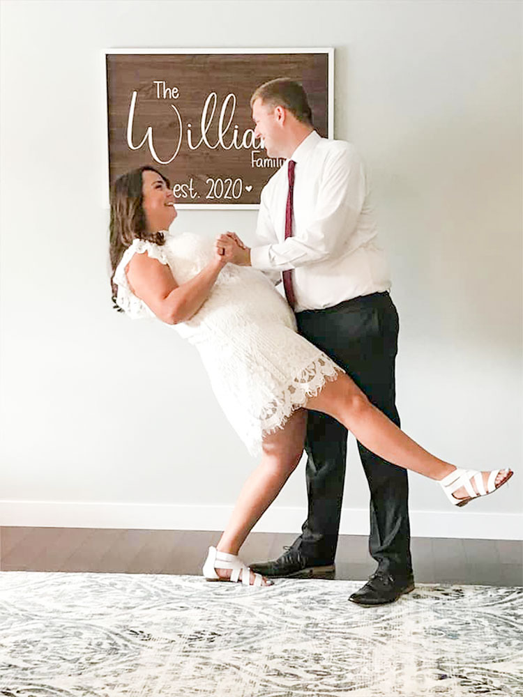 Brett Williams and Casey Molloy Wedding Photo