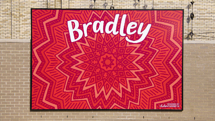 Bradley mural wall