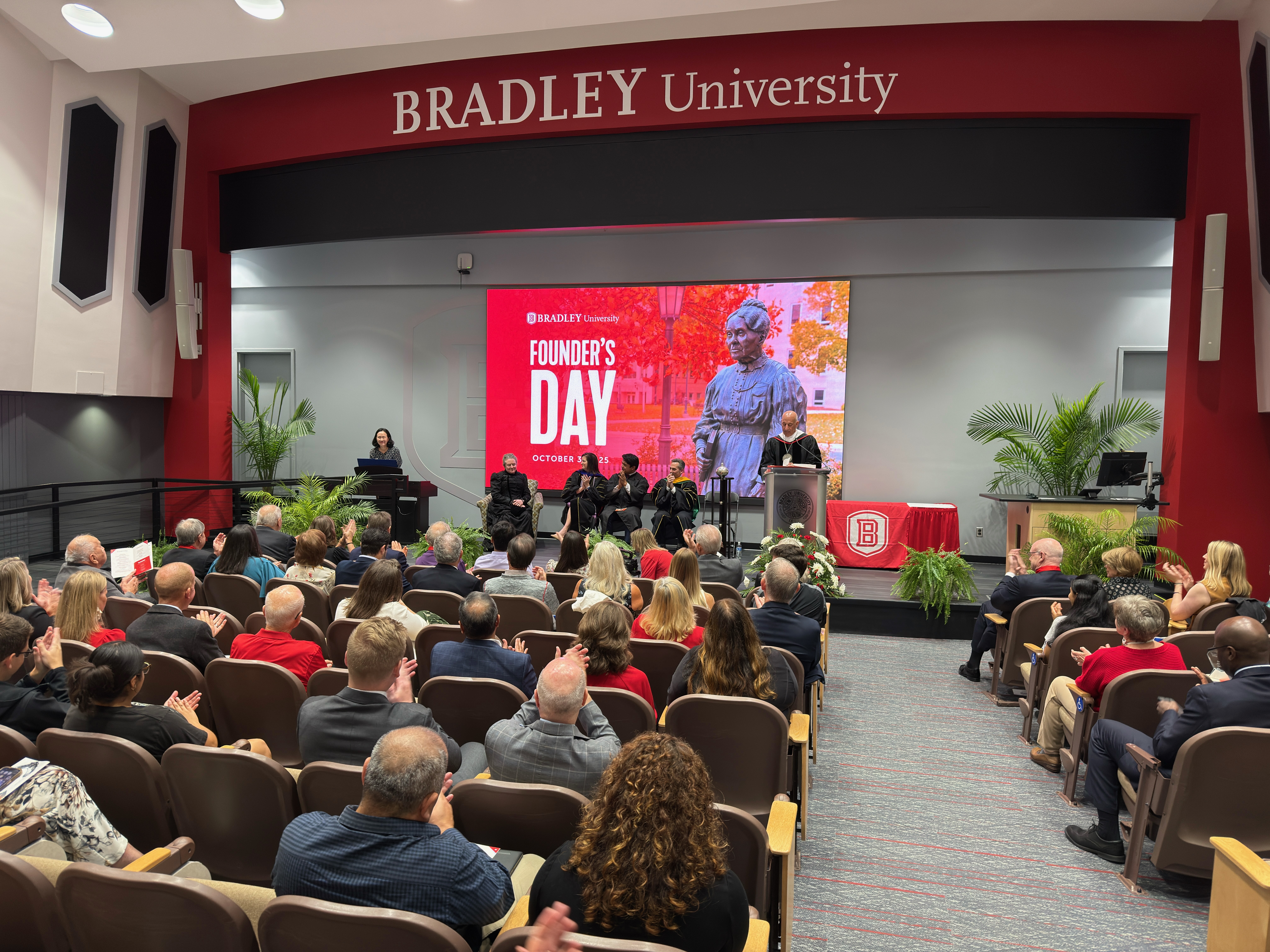 Campus gathered for Bradley University's 2025 Founder's Day